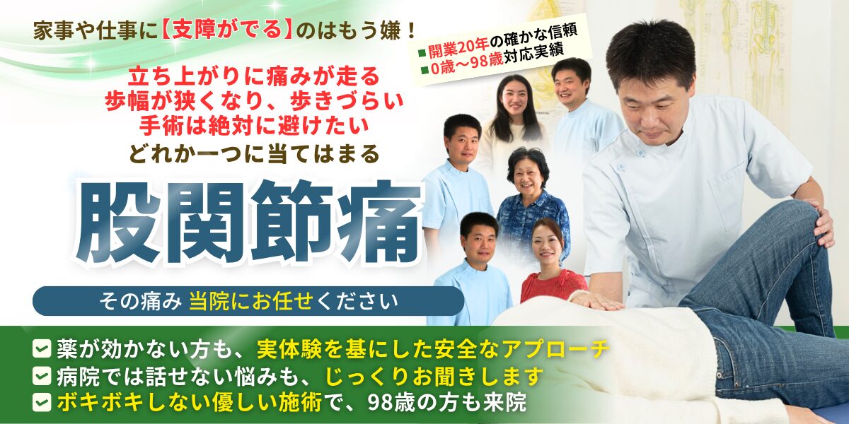 股関節の痛み